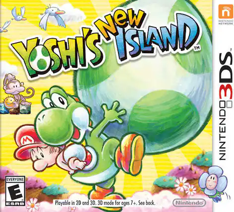 Front. Nintendo of America - Yoshi's New Island. - E (Everyone)