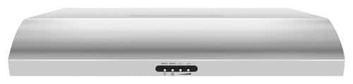 Front Standard. Whirlpool - 30" Convertible Range Hood - Stainless-Steel.