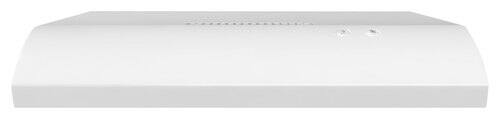 Front Standard. Whirlpool - 30" Recirculating Range Hood - White.