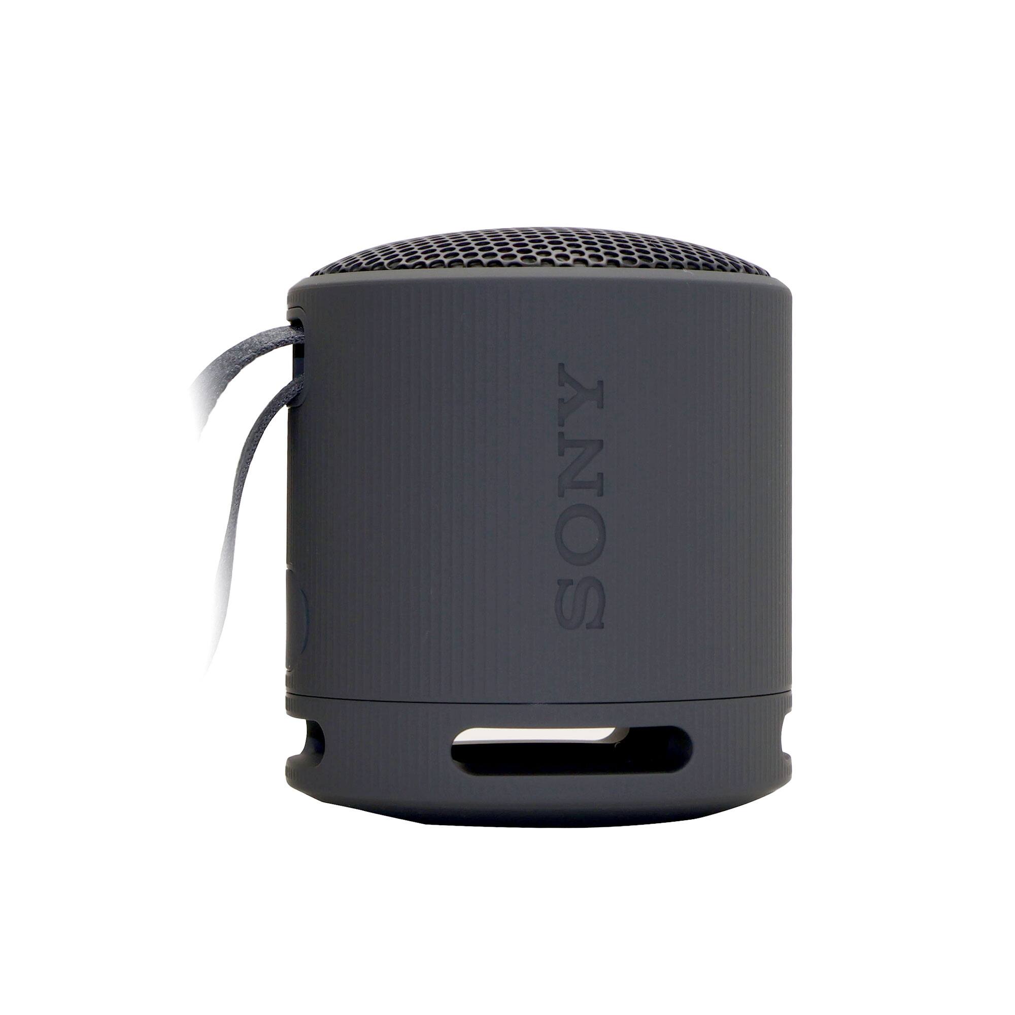Angle. Sony - 2x Sony XB100 Portable Waterproof Bluetooth Speaker Black - Dual Pack - Black.