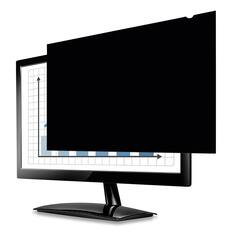 Front. Fellowes - 4807001 PrivaScreen 16:9 Aspect Ratio Blackout Privacy Filter for 21.5 in. Widescreen Flat Panel Monitor - Black.