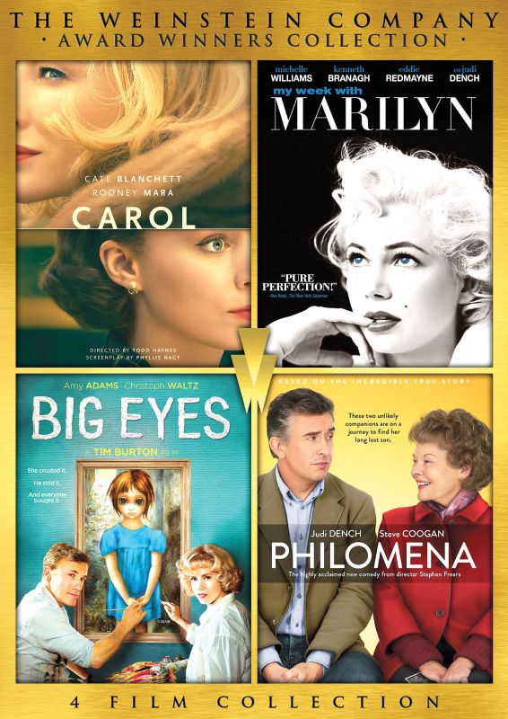 Award Winners Collection: Carol/Marilyn/Big Eyes/Philomena [4 Discs] [DVD]