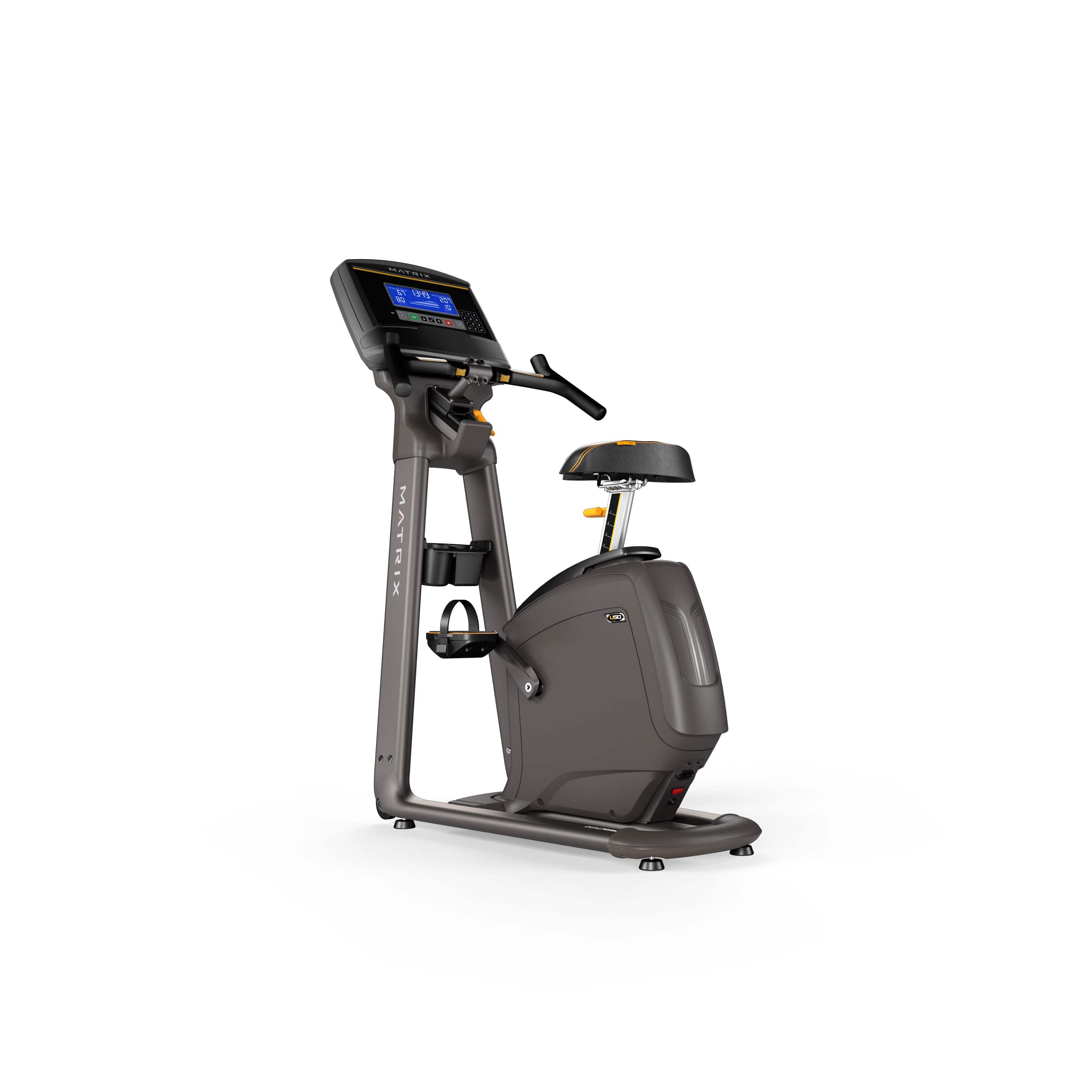 Alt View 11. Matrix - U50 Upright Bike with XR console - Black.