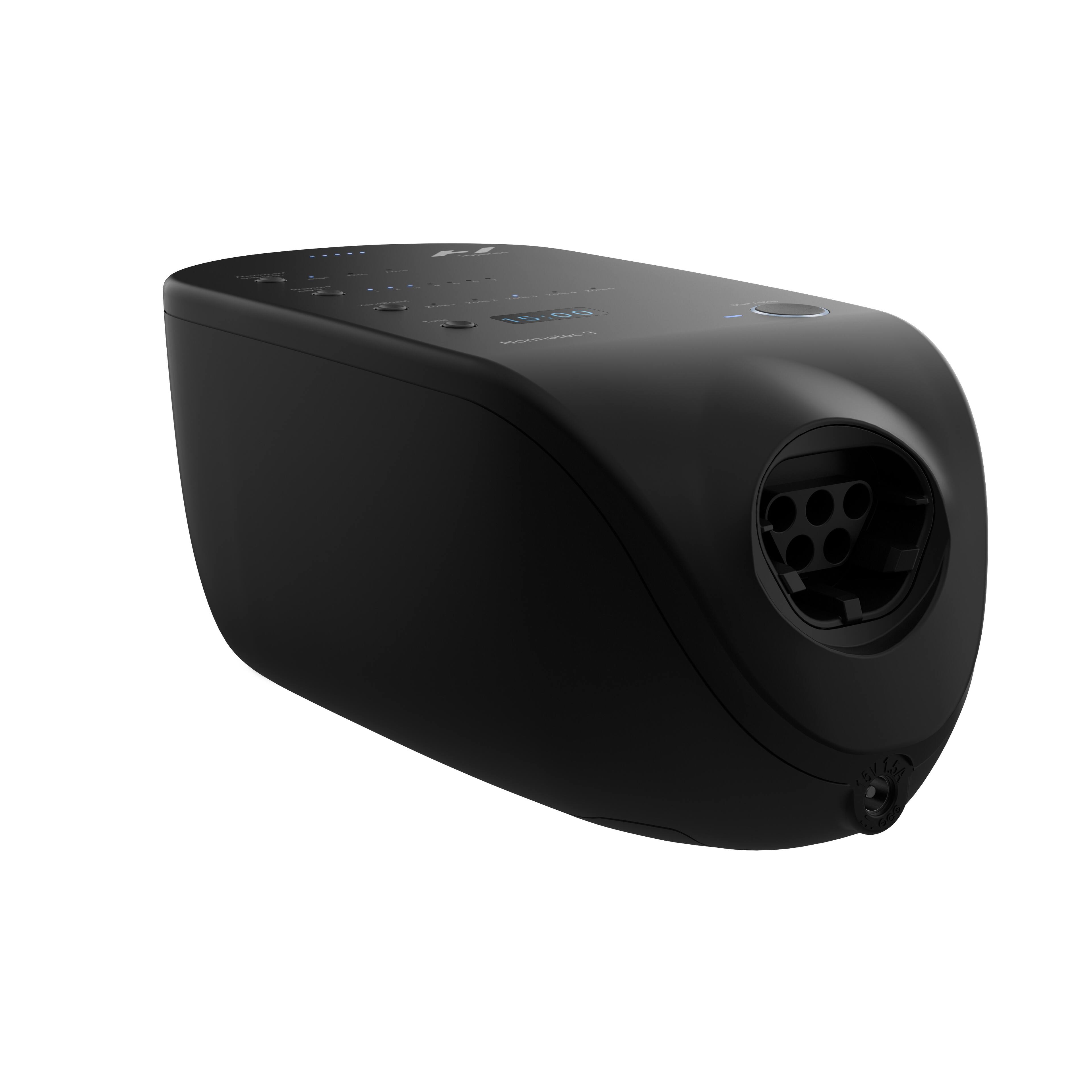 Left. Hyperice - Normatec 3 Control – Basic Kit: Simple, powerful recovery essentials. - Black.