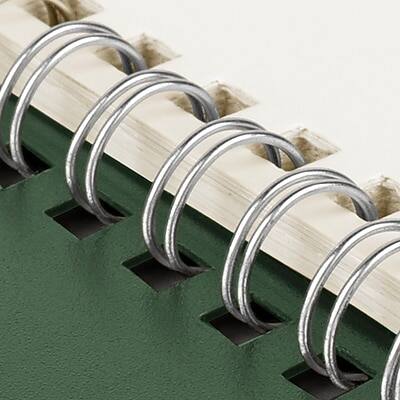 Alt View 3. AT-A-GLANCE - 2026 Recycled 9" x 11" Monthly Planner, Faux Leather Cover - Green.