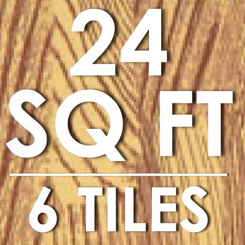 Alt View 3. ProsourceFit - ProsourceFit Wood Grain Puzzle Mat 1/2-in - Light Oak.