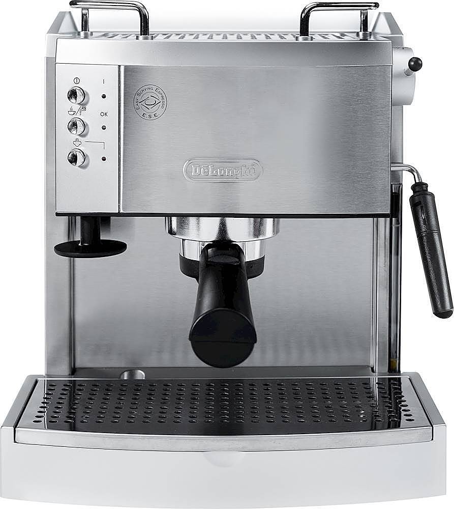 De'Longhi Espresso Machine with 15 bars of pressure, Milk Frother and  removable water tank Stainless Steel EC702 - Best Buy