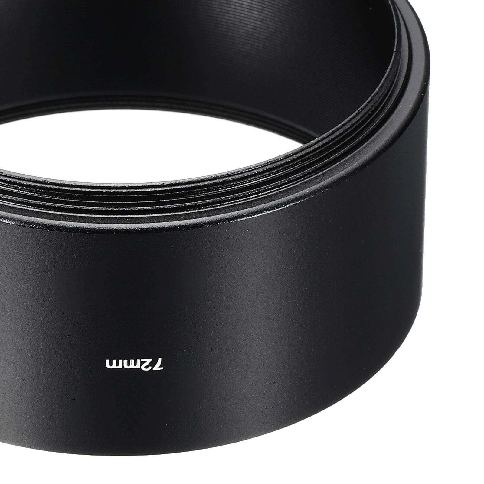 Alt View 2. Unique Bargains - 72mm Long Focus Frosted Anti-reflective Lens Hood for Nikon/Fuji/Pentax/Leica - Black.