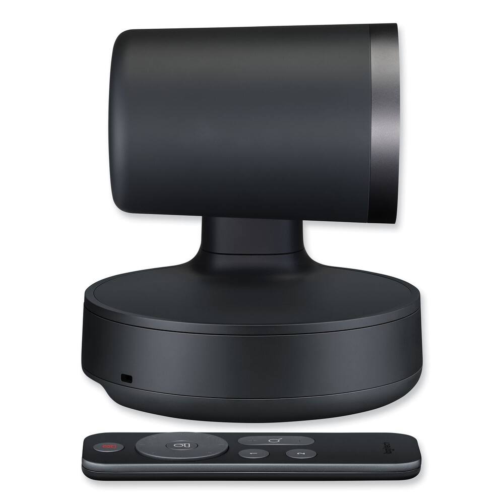 Angle. Logitech - Logitech Rally Ultra HD PTZ Camera for Meeting Rooms - 3840 x 2160 Video - Auto-focus - Graphite.