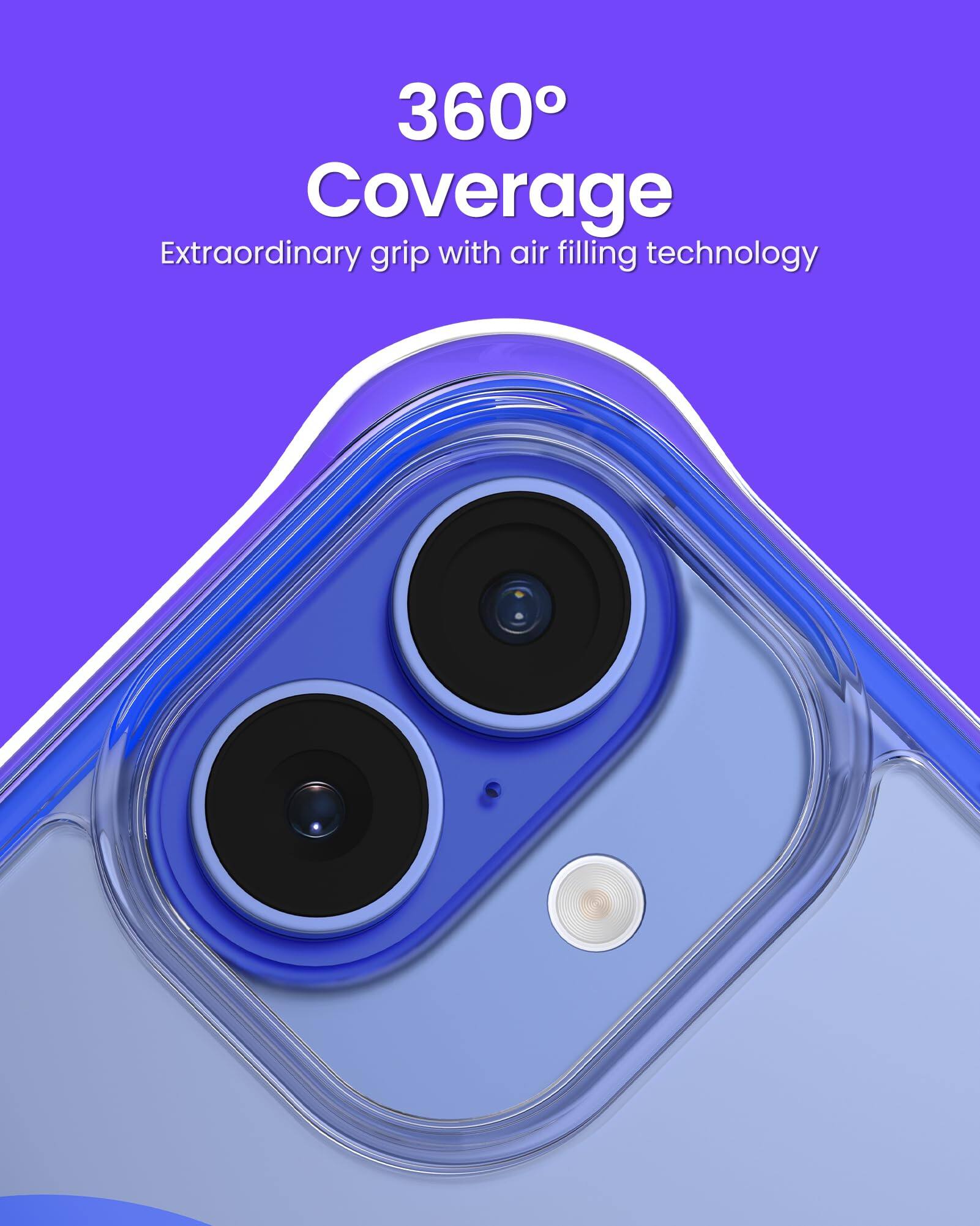 360° Coverage
Extraordinary grip with air filling technology