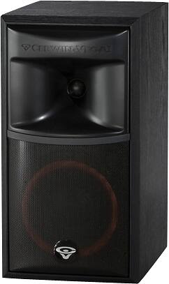 Angle. Cerwin Vega - XLS-6 2-Way Bookshelf Speaker (Each) - Black Ash.