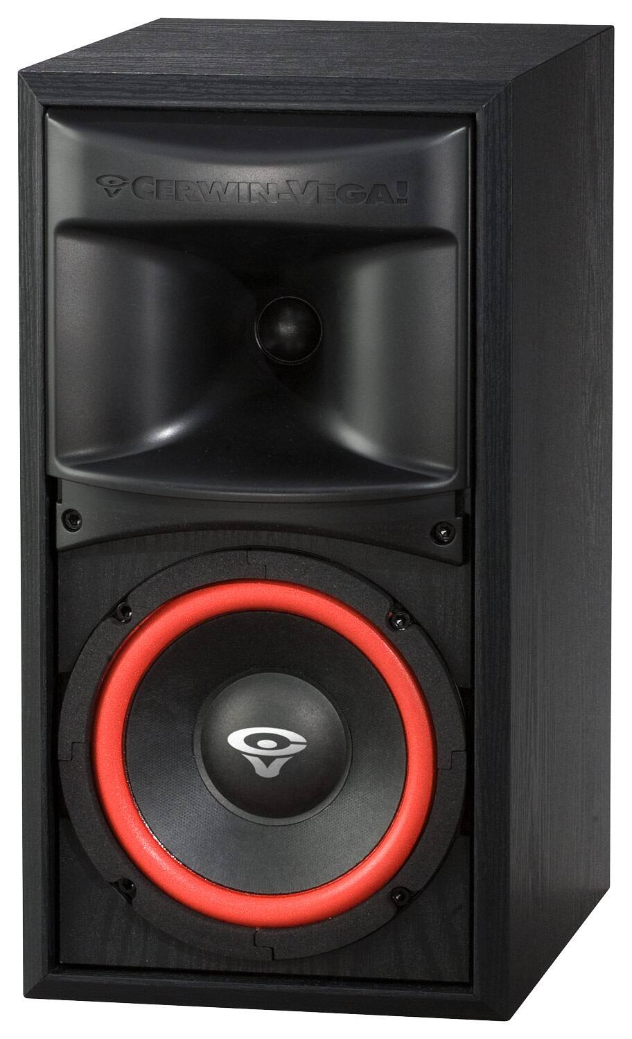 Alt View 11. Cerwin Vega - XLS-6 2-Way Bookshelf Speaker (Each) - Black Ash.