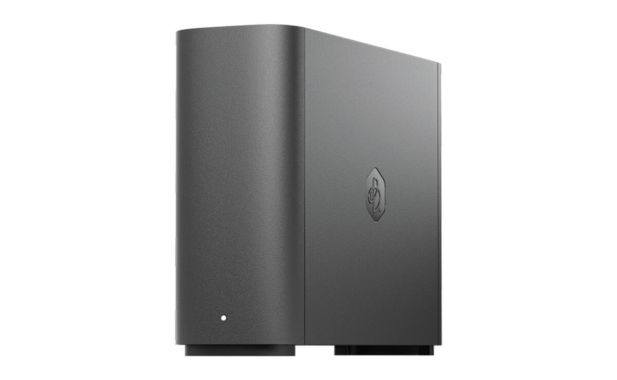 Front. Synology - BeeStation 4 TB NAS Storage System - black.