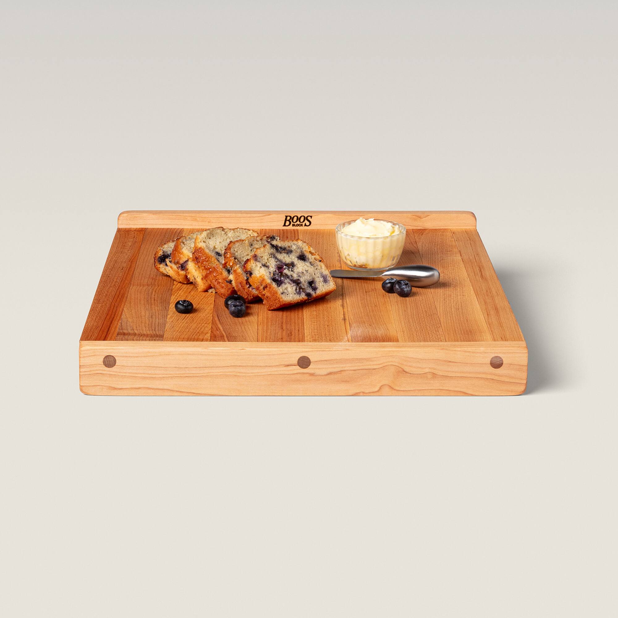 Alt View 5. John Boos - John Boos Countertop Reversible Wood Cutting Board with Juice Groove, Maple - Brown.