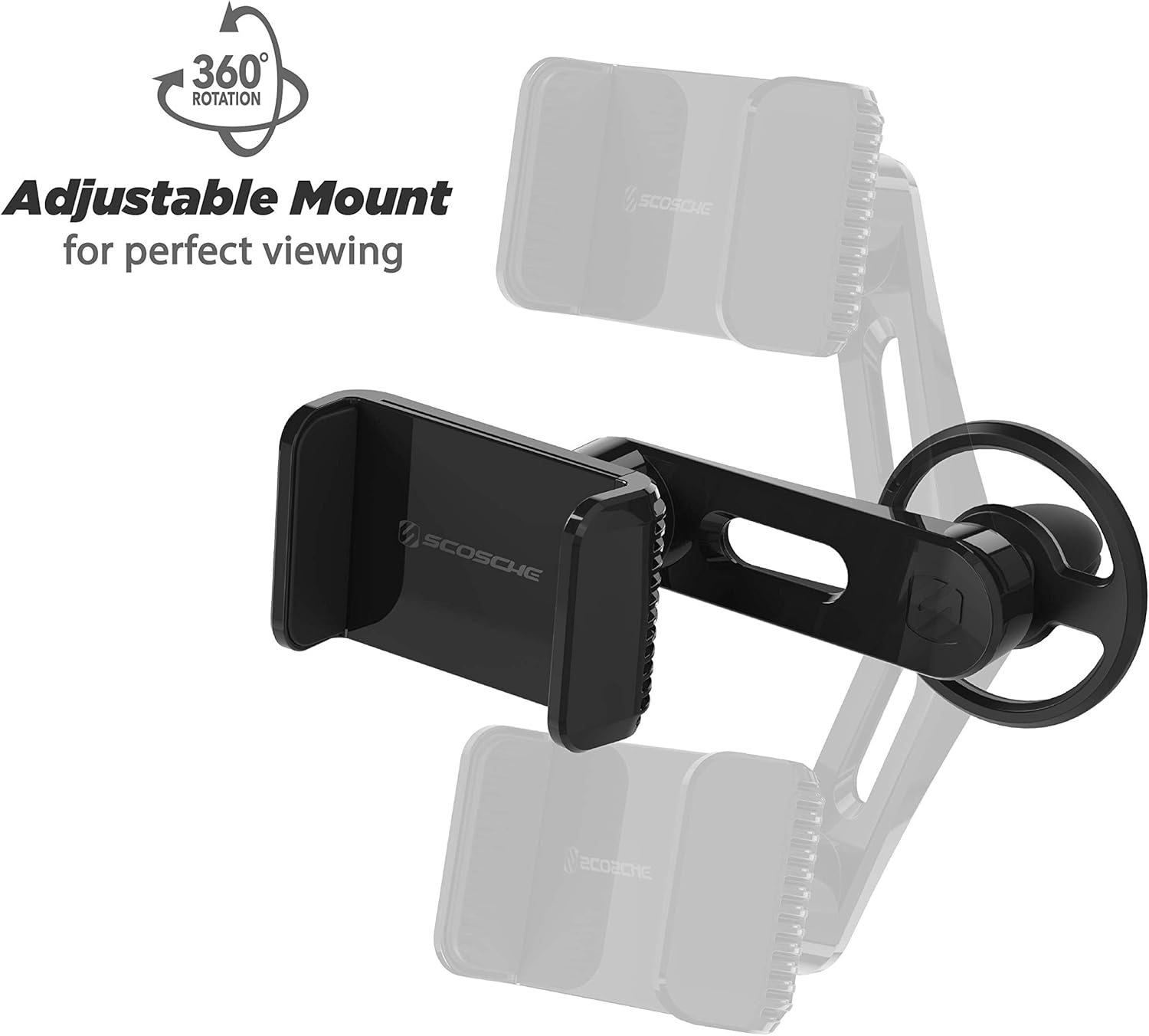 360° Rotation  
Adjustable Mount for perfect viewing  
SCOSCHE  
SCOSCHE  
ECOSPACE