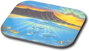 Angle Standard. Fellowes - Mouse Pad (Diamond Head Sanctuary).