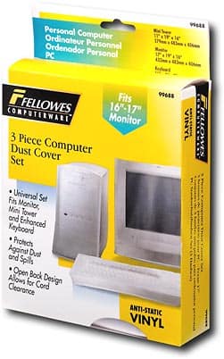 Angle Standard. Fellowes - Mini Tower, CPU and Keyboard Cover.