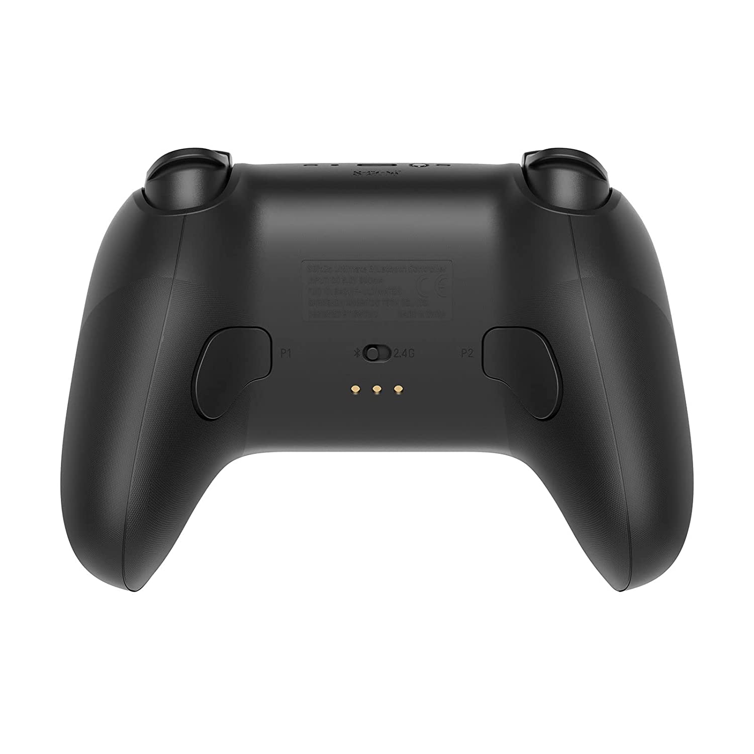 Back. 8BitDo - 8Bitdo Ultimate Bluetooth Wireless Controller with Charging Dock for Nintendo Switch, Windows, Steam Deck - Black - Black.