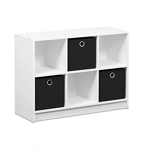 White/Black-6-Cube with Bin