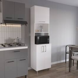 TuHome - Bombona Kitchen Pantry - White