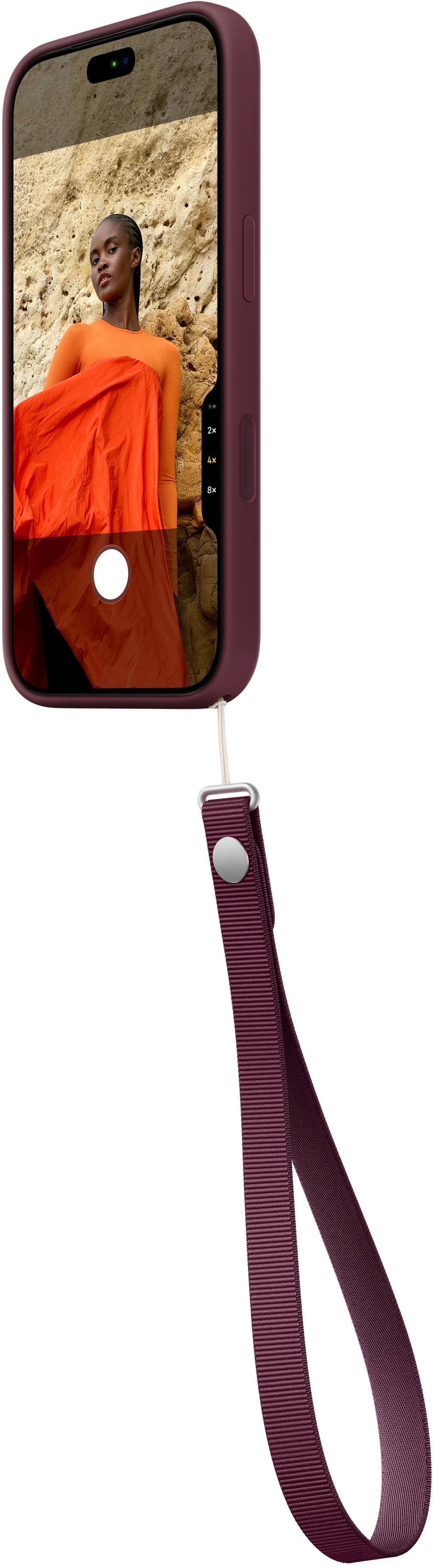 Alt View 3. Apple - Wrist Strap (2026) - Burgundy.