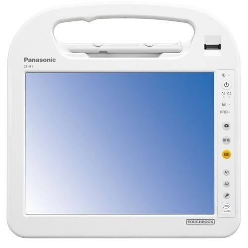 Front Standard. Panasonic - Toughbook 10.4" Tablet PC - Wi-Fi - Intel Atom Z540 1.86 GHz - Silver.