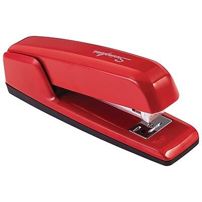 Alt View 2. Swingline - Desktop Stapler, 25 Sheets Capacity, Red - Red.
