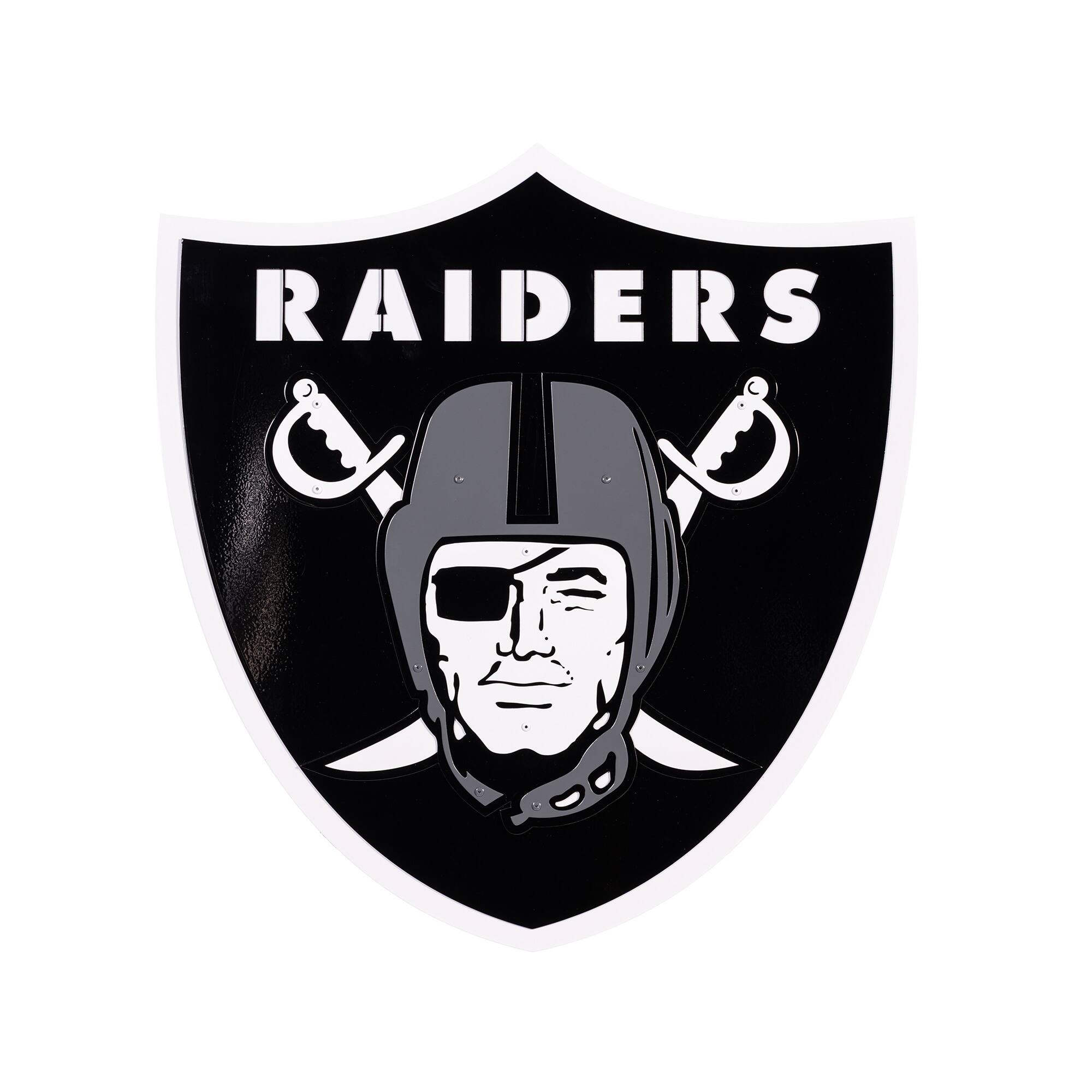 Las Vegas Raiders 23" Layered Metal Wall Art Sign