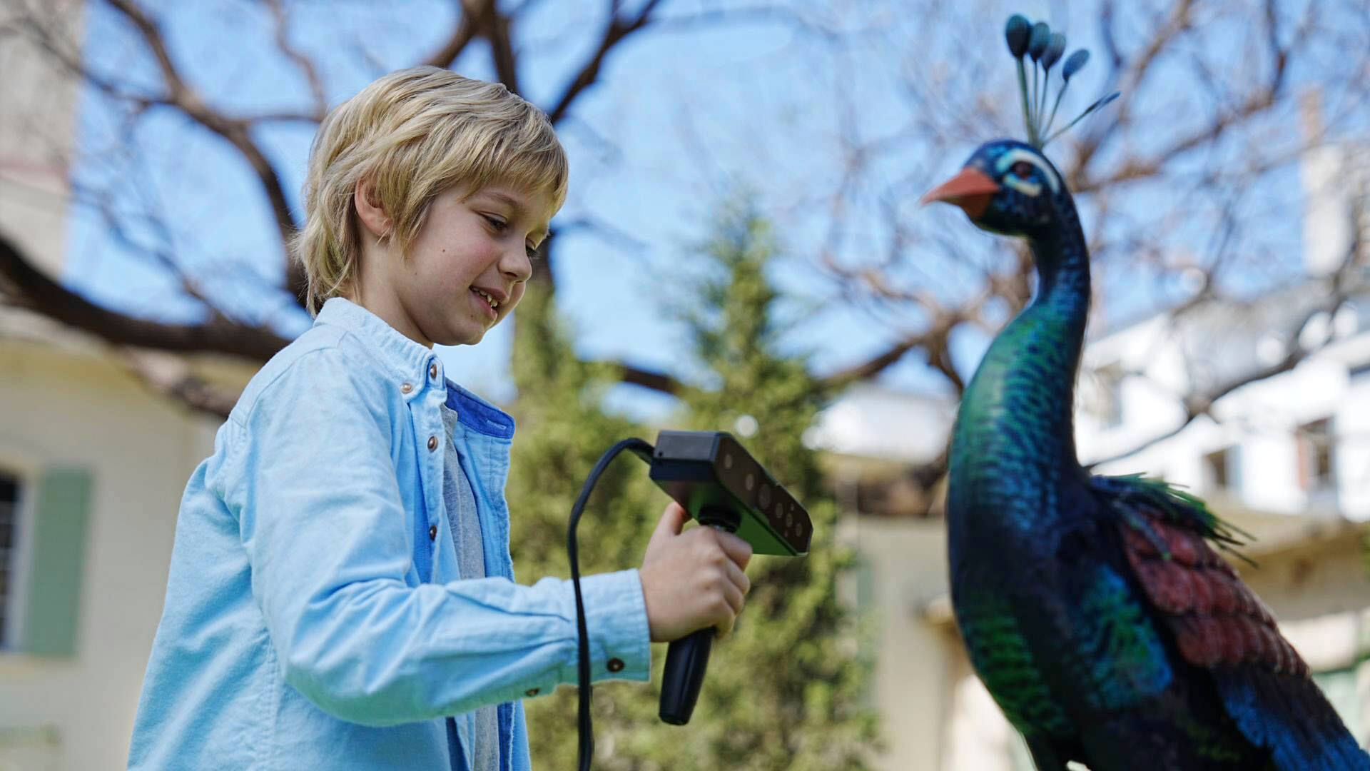 Alt View 18. Creality - CR-Scan Otter 3D Scanner Four-Lens Stereo System for 10-2000mm Object/Body/Face Full Color Scanning - Black.