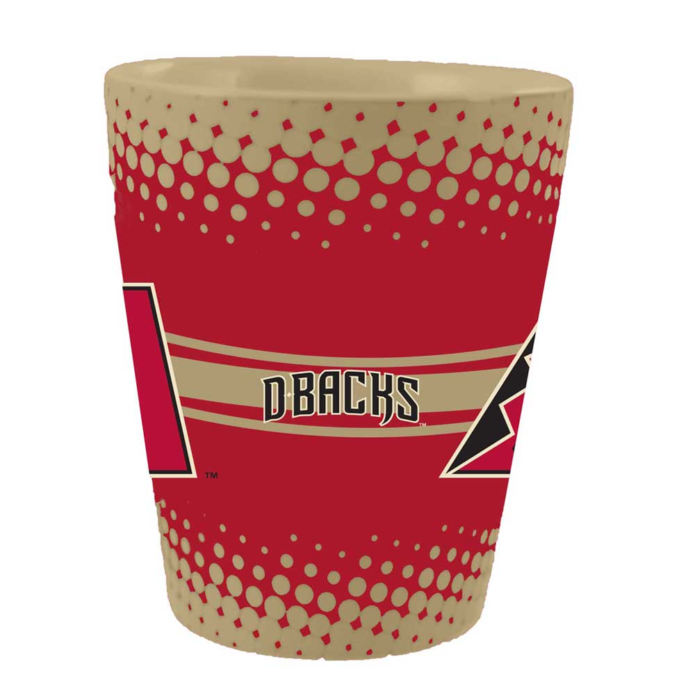 Alt View 1. The Memory Company - Arizona Diamondbacks 2oz. Full Wrap Collectible Shot Glass - Multicolor.