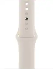 Front. Apple - APPLE WATCH 41MM SPORT BAND SIZE M/L MPLR3AM/A - STARLIGHT - Starlight.