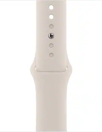 Front. Apple - APPLE WATCH 41MM SPORT BAND SIZE M/L MPLR3AM/A - STARLIGHT - Starlight.