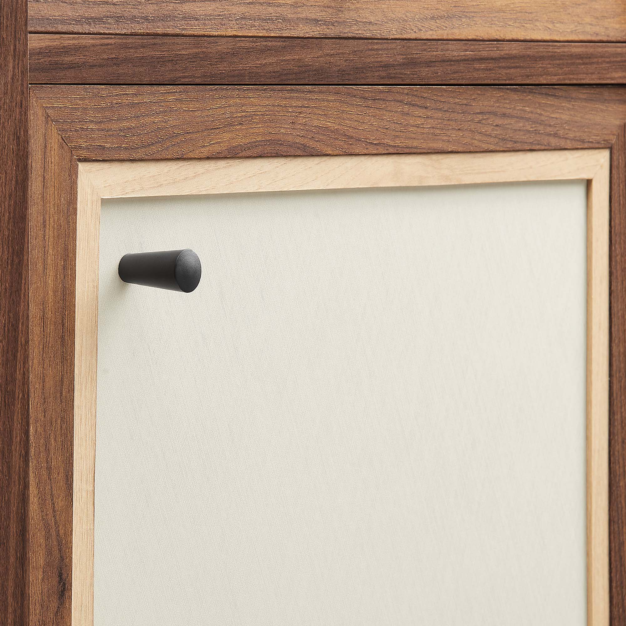 Alt View 6. Modway - Capri 58" Wood Grain Office Desk by Modway - Walnut.