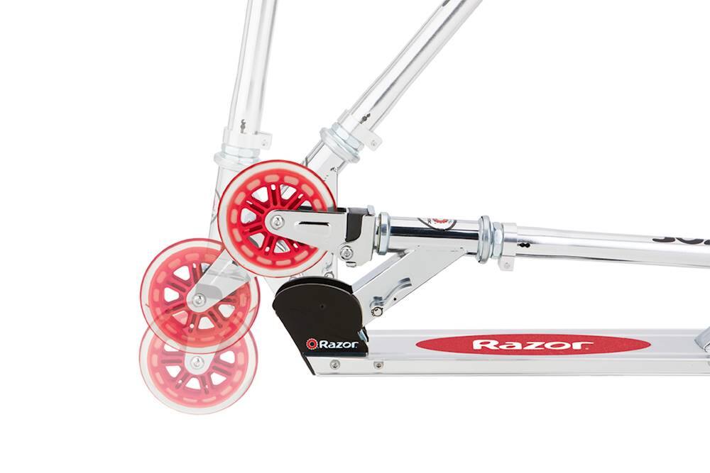 Razor A3 Lightweight Kick Push Folding Aluminum Portable Scooter for ...