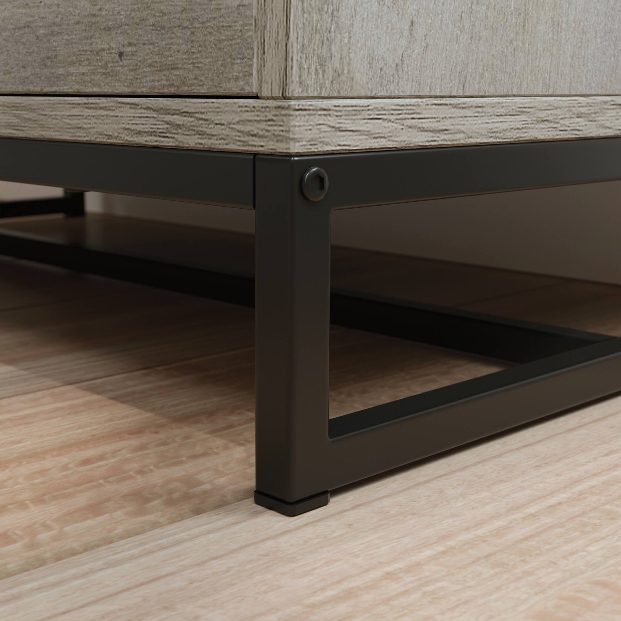 Alt View 17. Sauder - Tremont Row 2-Drawer Lateral File Cabinet - Mystic Oak.