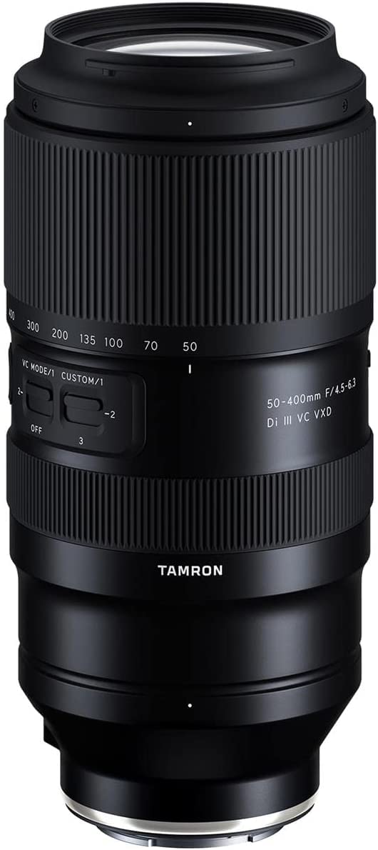 C0 300 200 135 100 VC MODE/1 CUSTOM/1 -2 OFF 3 70 50 I F/4.5-6.3 50-400mm 50 vC VXD Di III TAMRON