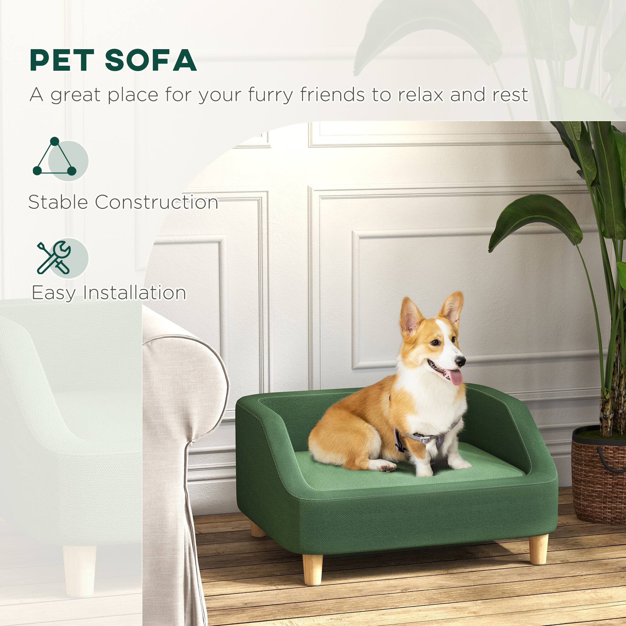 PET SOFA  
A great place for your furry friends to relax and rest  

- Stable Construction  
- Easy Installation