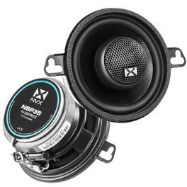 NVX - NSP35 200W Peak (70W RMS) 3.5in N-Series 2-Way Coaxial Car Speakers with 20mm Silk Dome Tweeters