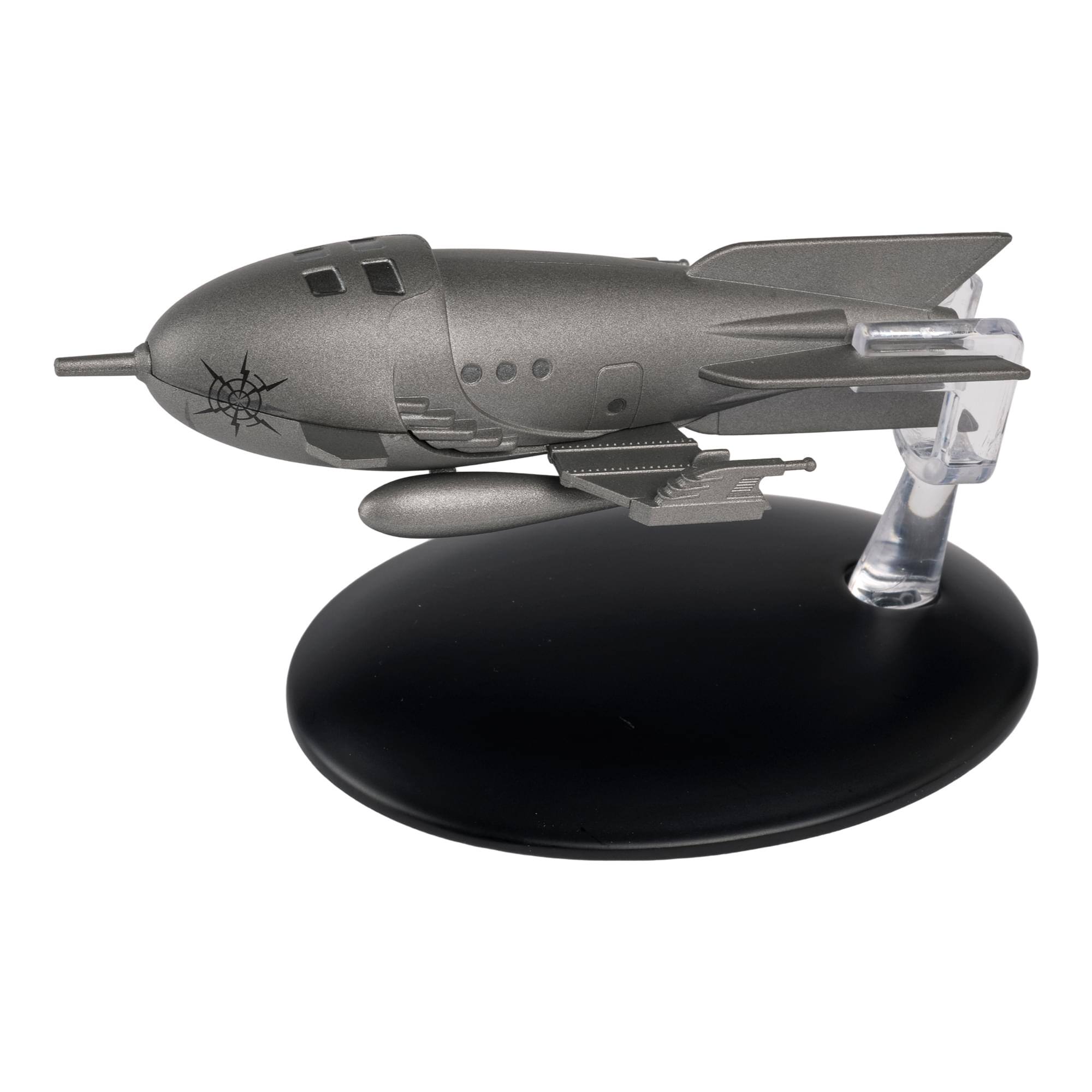 Alt View 10. Eaglemoss - Eaglemoss Star Trek Starship Replica | Captain Protons Rocket Ship - Grey.