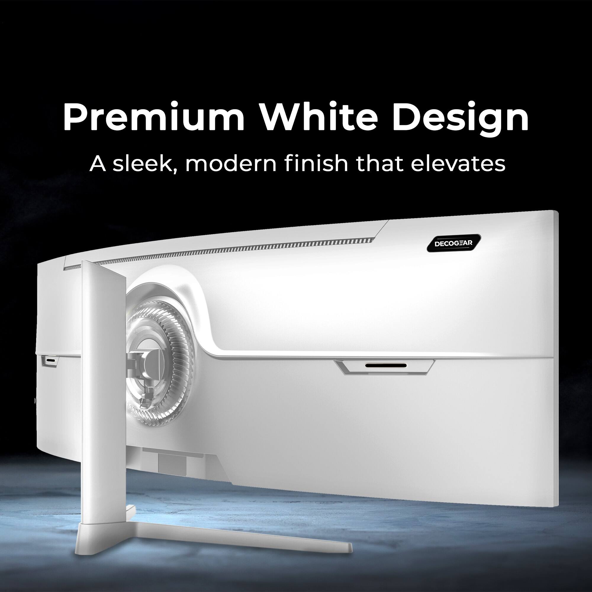 Premium White Design  
A sleek, modern finish that elevates DECOGTAR