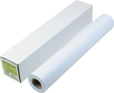 Alt View 1. HP - Designjet Wide Format Universal Bond Paper, 24" x 150', Matte Finish - White.