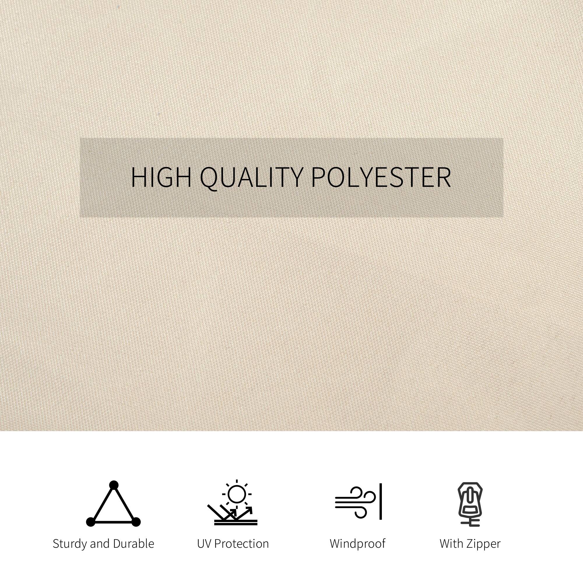 HIGH QUALITY POLYESTER
Sturdy and Durable
UV Protection
Windproof
With Zipper