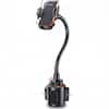 Front. Esoulk - iPhone For Cup Holder Mount Adjustable Long Gooseneck Arm for Smartphones Samsung Universal Google Pixel - Black.