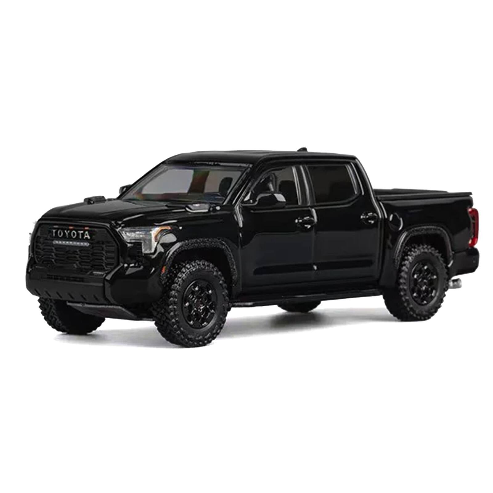 Alt View 1. CM Models - Toyota Tundra Pickup Truck Black 1/64 Diecast Model Car by CM Models.