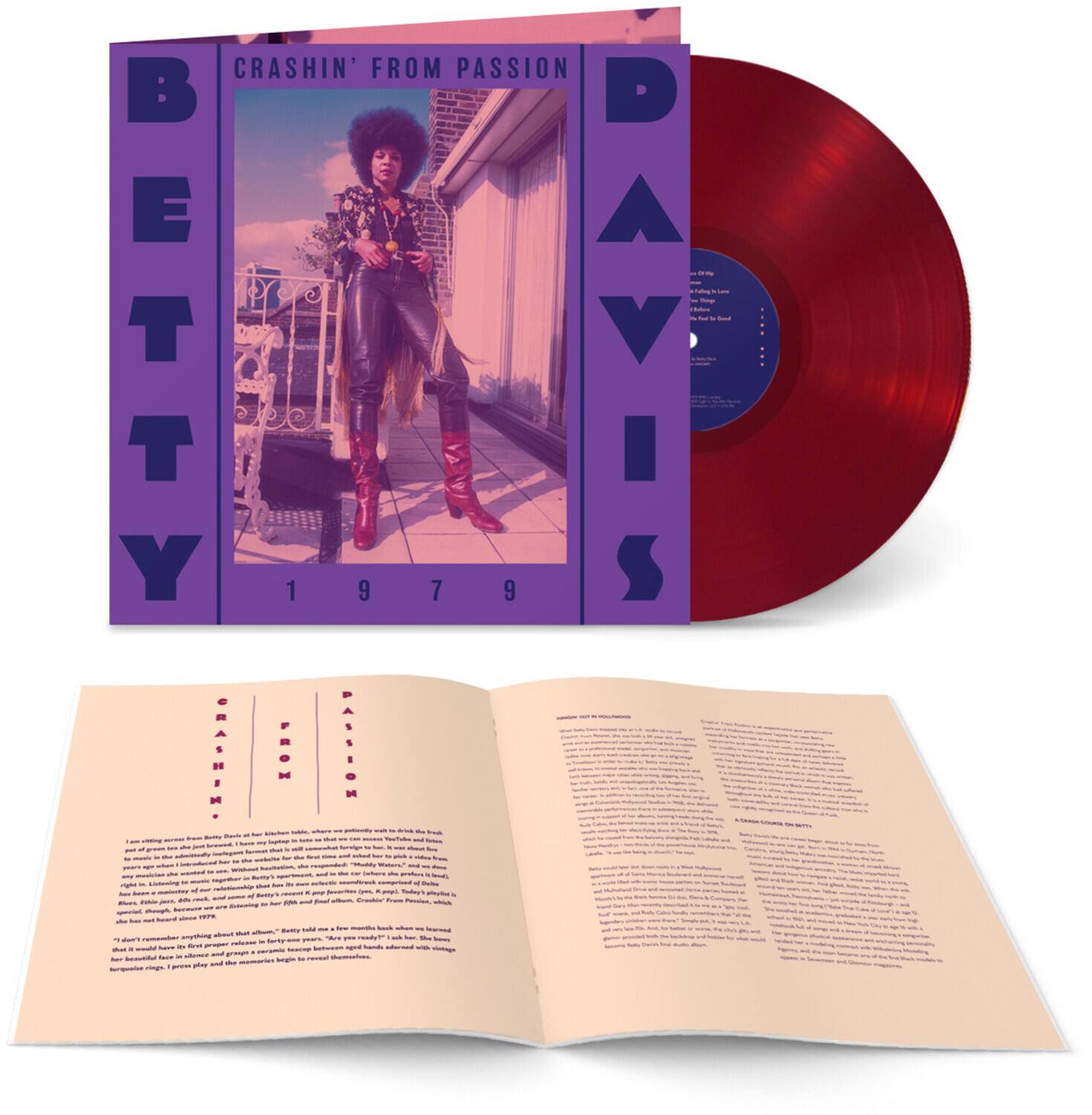 CRASHIN' FROM PASSION  
BETTY DAVIS  
1979  

---

I am sitting in the studio with Betty Davis, her hair in a bun, her eyes fixed on the track in front of her. She's in the middle of a take, her voice raw and powerful, as she sings about the pain of love and the struggle to find her way. The music is a mix of funk, soul, and jazz, with a touch of rock, creating a unique sound that is all her own. The lyrics are about the ups and downs of relationships, the highs and lows, the joy and the sorrow. The album is a reflection of her life, her experiences, and her emotions. It's a journey through the heart, a story of love, loss, and redemption. The music is a fusion of different genres, a blend of different styles, a mix of different moods. It's a celebration of life, a tribute to love, a cry for freedom. The album is a masterpiece, a work of art, a piece of history. It's a must-listen for anyone who loves music, who loves life, who loves love. It's a journey through the heart, a story of love, loss, and redemption. The music is a fusion of different genres, a blend of different styles, a mix of different moods. It's a celebration of life, a tribute to love, a cry for freedom. The album is a masterpiece, a work of art, a piece of history. It's a must-listen for anyone who loves music, who loves life, who loves love. It's a journey through the heart, a story of love, loss, and redemption. The music is a fusion of different genres, a blend of different styles, a mix of different moods. It's a celebration of life, a tribute to love, a cry for freedom. The album is a masterpiece, a work of art, a piece of history. It's a must-listen for anyone who loves music, who loves life, who loves love. It's a journey through the heart, a story of love, loss, and redemption. The music is a fusion of different genres, a blend of different styles, a mix of different moods. It's a celebration of life, a tribute to love, a cry for freedom. The album is a masterpiece, a work of art, a piece of history. It's a must-listen for anyone who loves music, who loves life