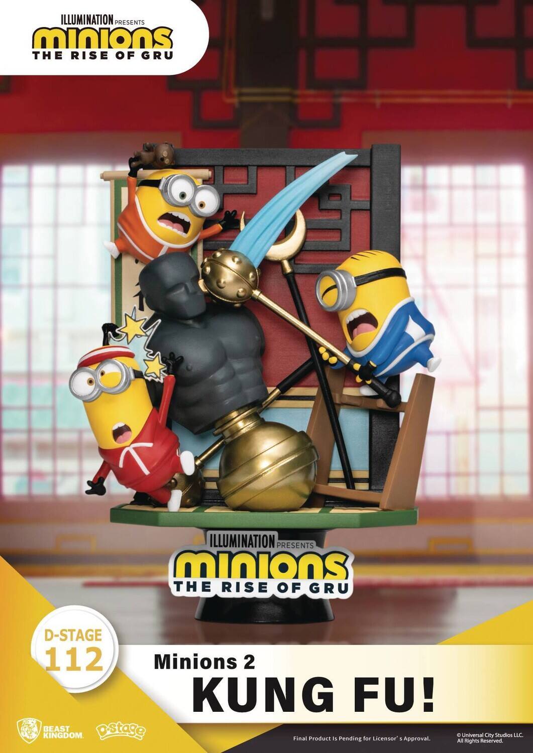 Beast Kingdom - Minions 2 - D-Stage - Kung Fu 6" Statue - Collectibles