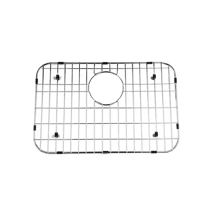 Front. Alfi - Solid Stainless Steel Kitchen Sink Grid - Stainless.