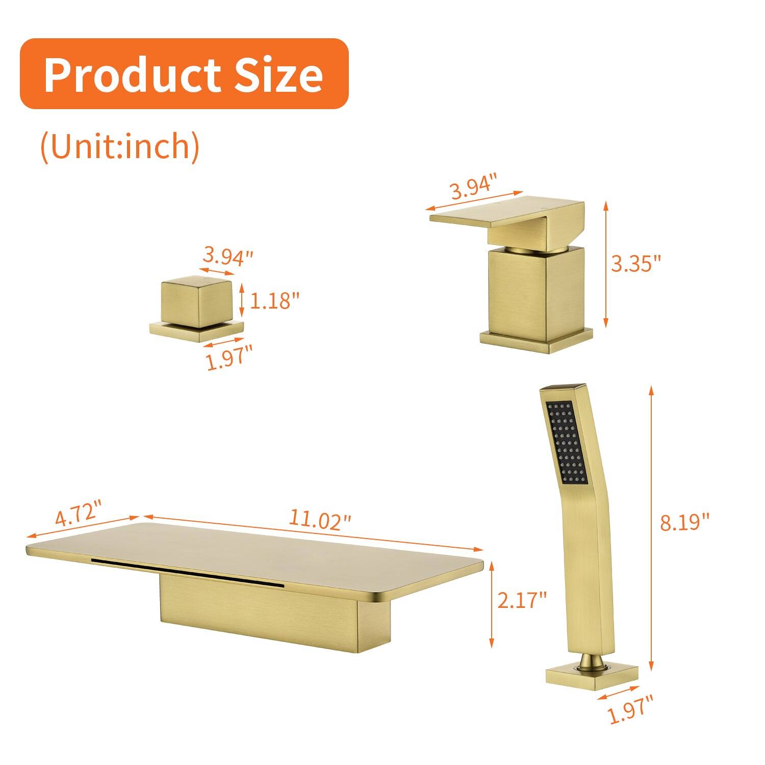 Product Size (Unit: inch)

- 3.94" x 3.94" x 1.18"
- 3.35" x 3.94" x 1.97"
- 11.02" x 4.72" x 2.17"
- 8.19" x 2.17" x 1.97"