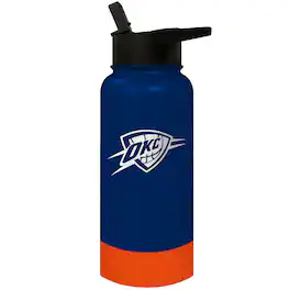 Great American Products - Oklahoma City Thunder 32oz. Logo Thirst Hydration Water Bottle - Multicolor