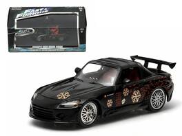 Johnny's 2000 Honda S2000 "The Fast and The Furious" Movie (2001) 1/43 Diecast Model Car by Greenlight - Black